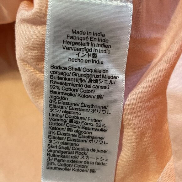 J Crew Drop Waist Mixy Dress SZ XL Blushed Peach Pink Maxi Layered NWT - Picture 8 of 12